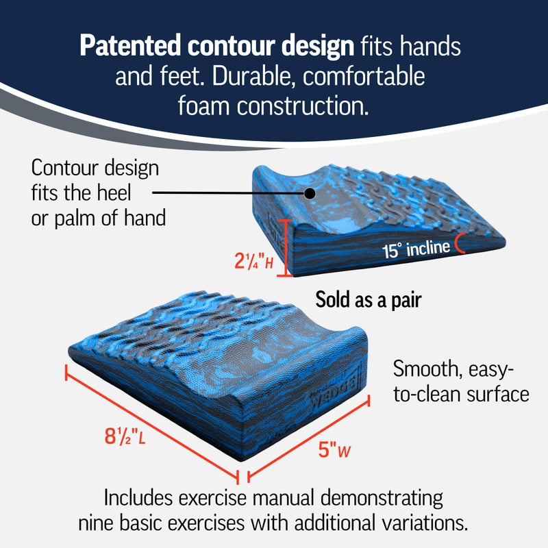 OPTP Performance Wedges â€“ Foam Wedges for Fitness, Yoga, Pilates, Squats, Planks, and Push-ups - Physical Therapy Wedges for Rehabilitation Exercise - Image 2